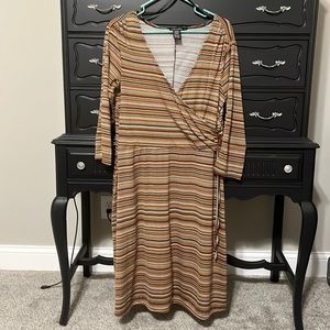 Wrap style dress